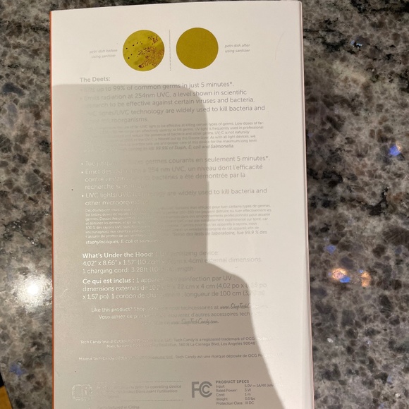 Tech Candy-Office-NWT -New in BOX-UV Sanitizing Box - Picture 2 of 5